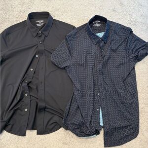 Two Rhone Commuter Short Sleeve Shirts Small